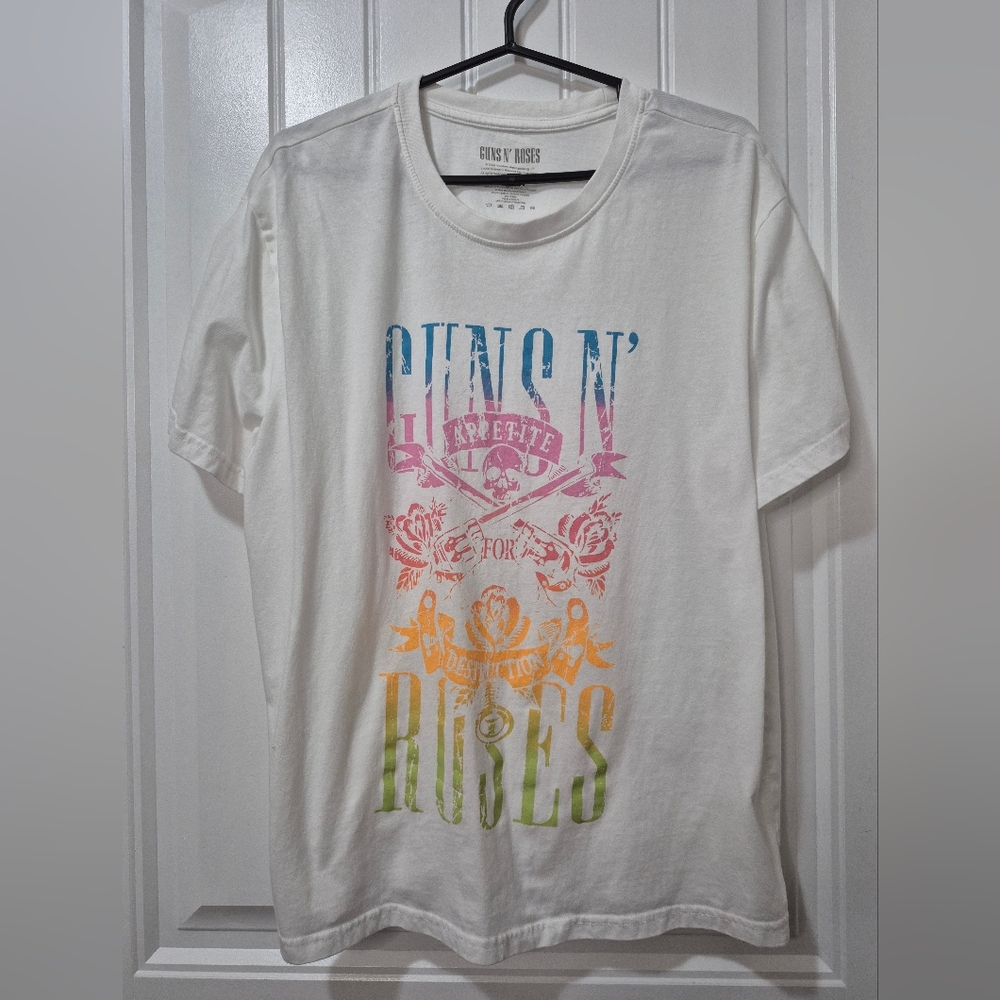 Womens Guns N' Roses T Shirt Size XL